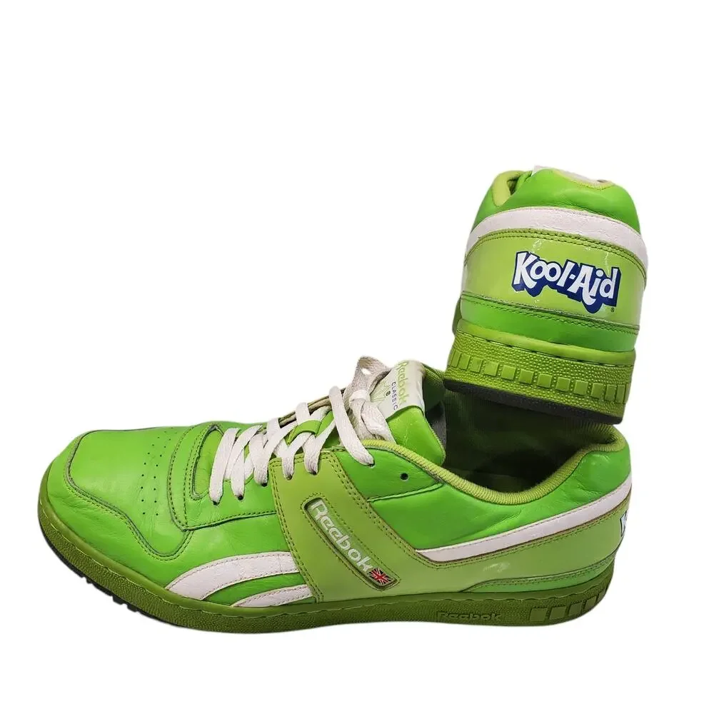 Reebok Kool Aid Collab Sneakers Size 13 Mens Lime Green
